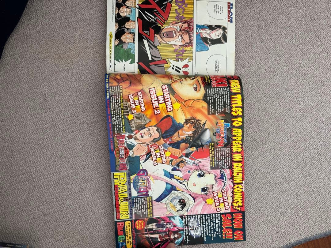 希少！北米RAIJINコミック創刊号