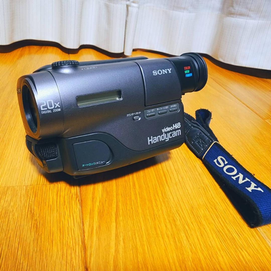 【動作確認済】高画質 SONY Hi8 ビデオカメラ クレードル セット