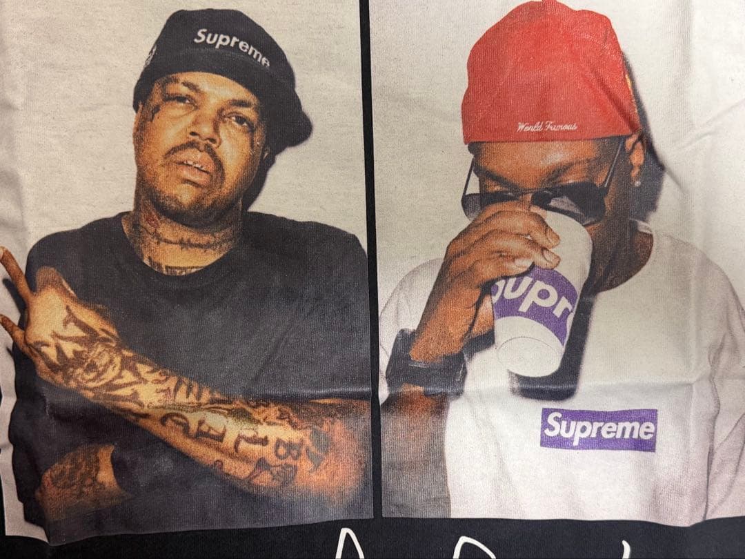 Supreme 12AW Three Six Mafia Tシャツ