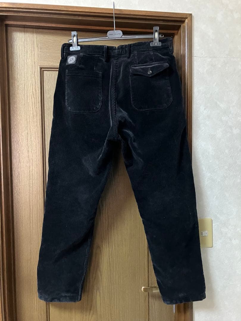 porter classic コーデュロイパンツ　ブラック