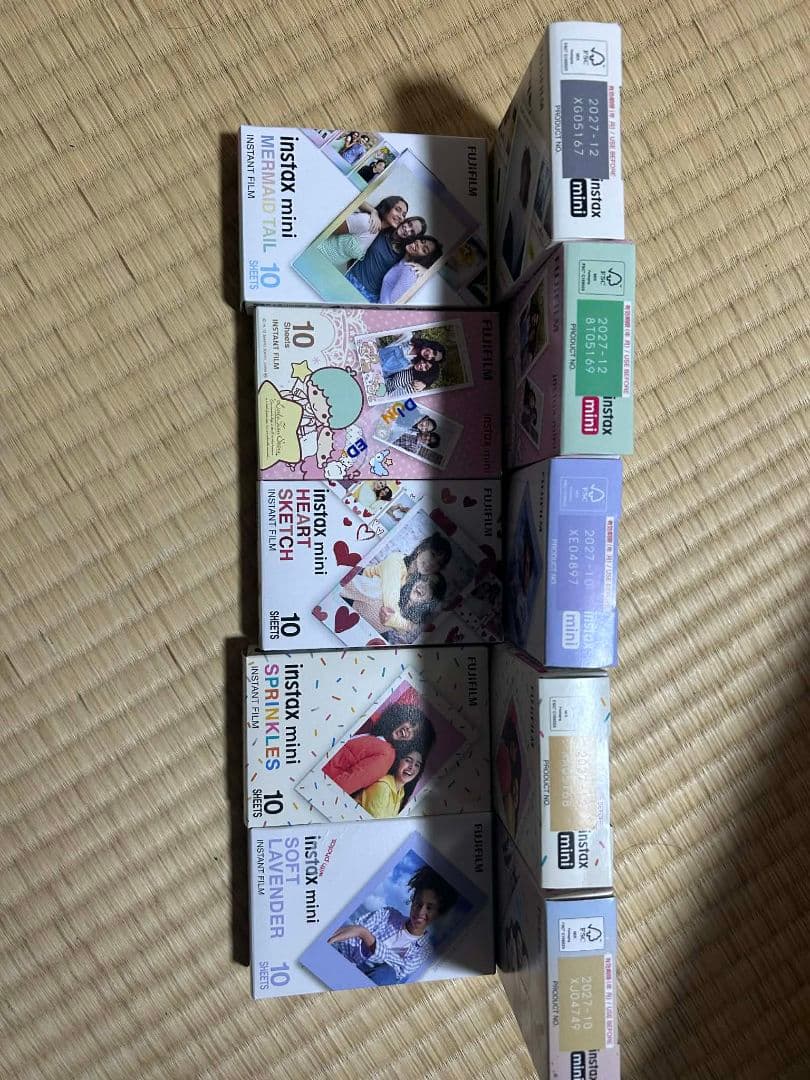 【新品・未開封】instax mini カラーフィルム まとめ売り 有効期限長め