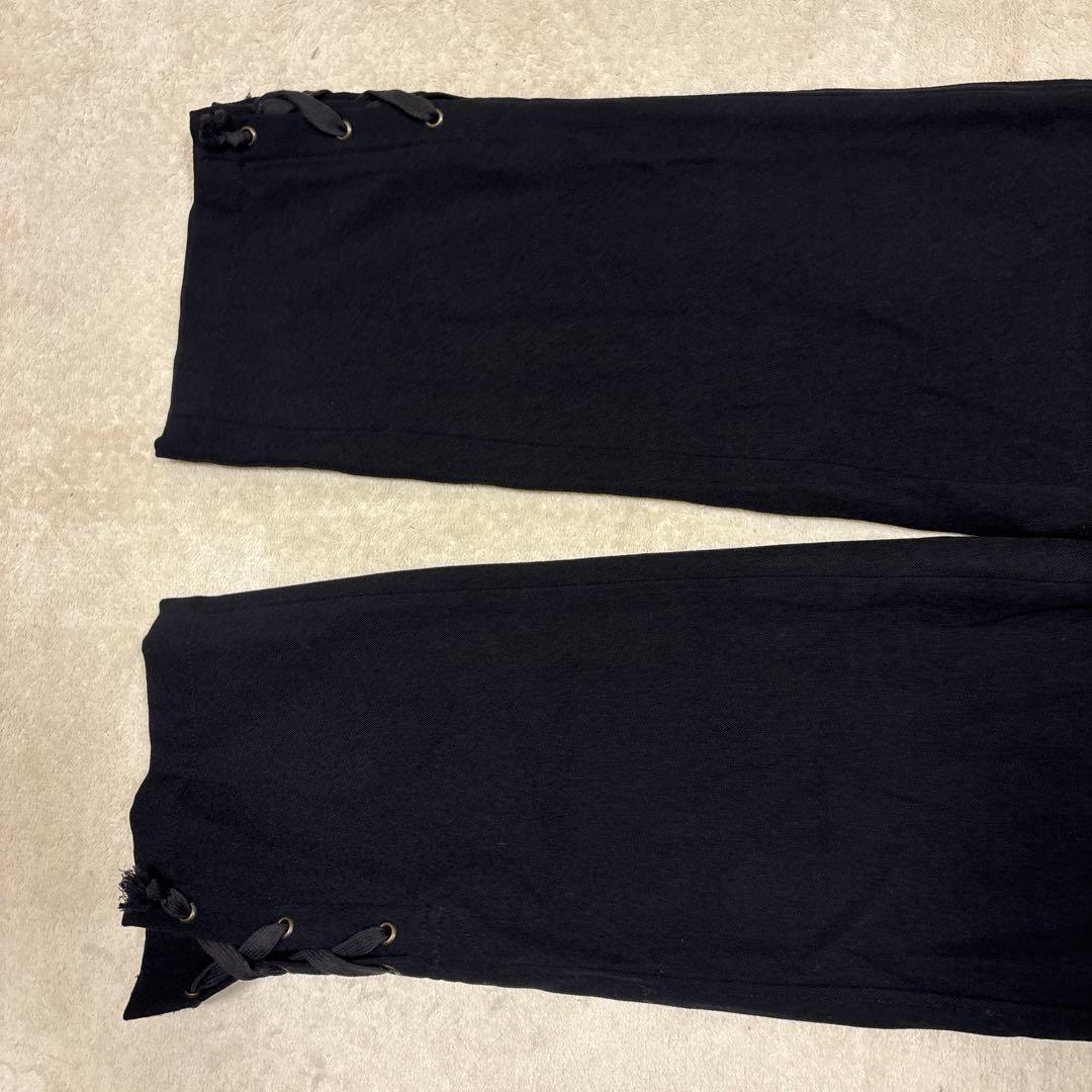 パンツ ann demeulemeester Lace up detail pants