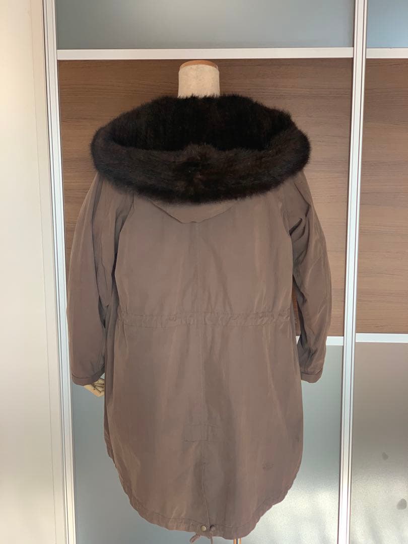 【ジャーナルスタンダード】 モッズコート 毛皮ファー付き