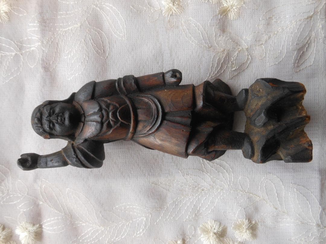 仏像 神像　毘沙門天　十二神将像　七福神　多聞天　木彫の一木造　一刀彫