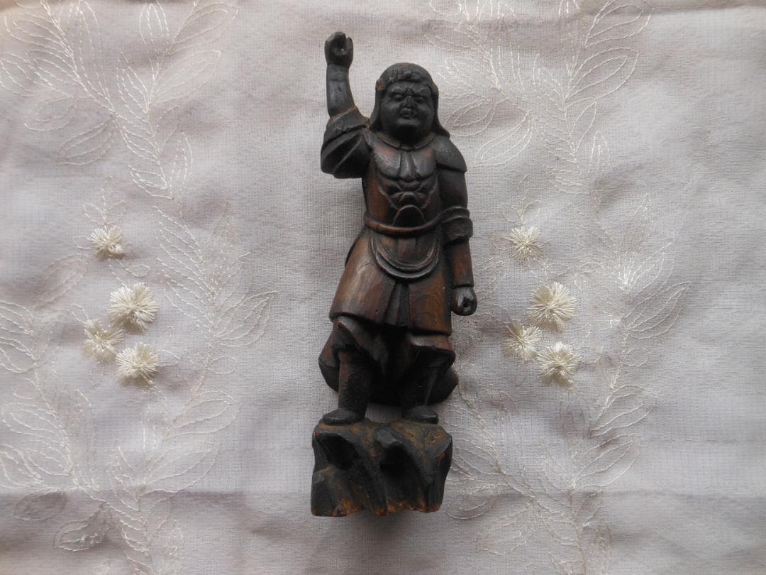 仏像 神像　毘沙門天　十二神将像　七福神　多聞天　木彫の一木造　一刀彫