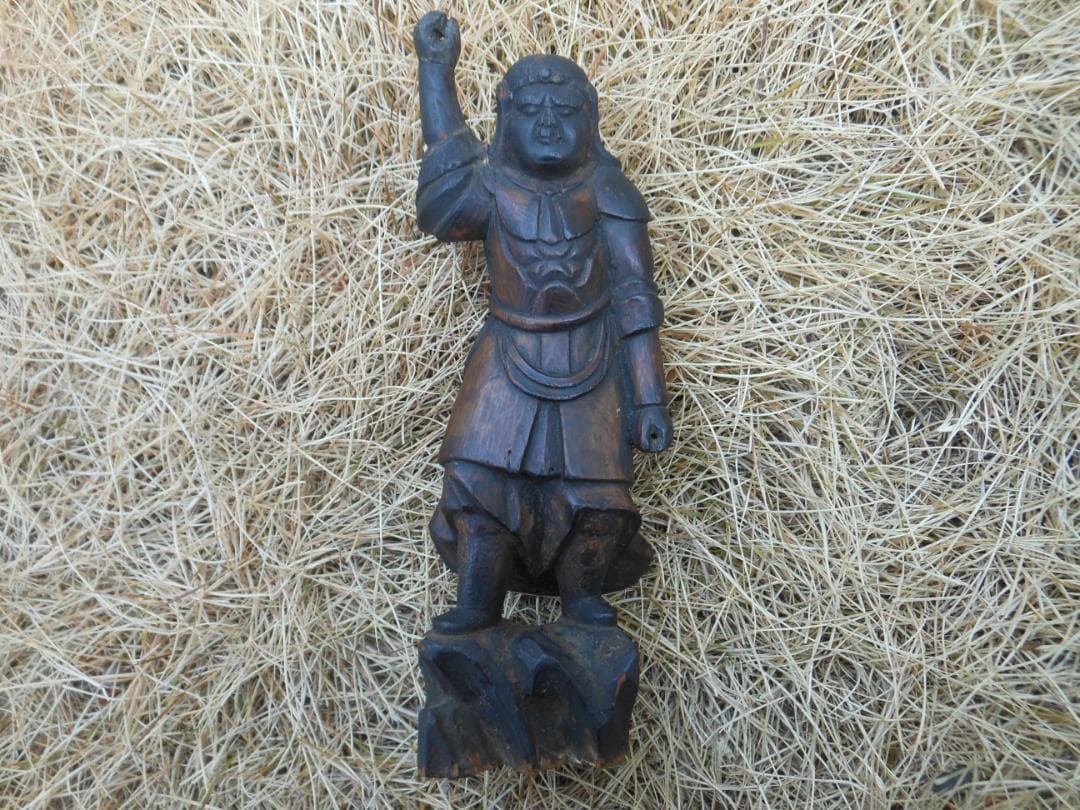 仏像 神像　毘沙門天　十二神将像　七福神　多聞天　木彫の一木造　一刀彫