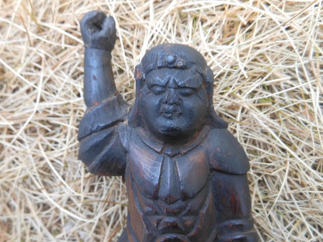 仏像 神像　毘沙門天　十二神将像　七福神　多聞天　木彫の一木造　一刀彫