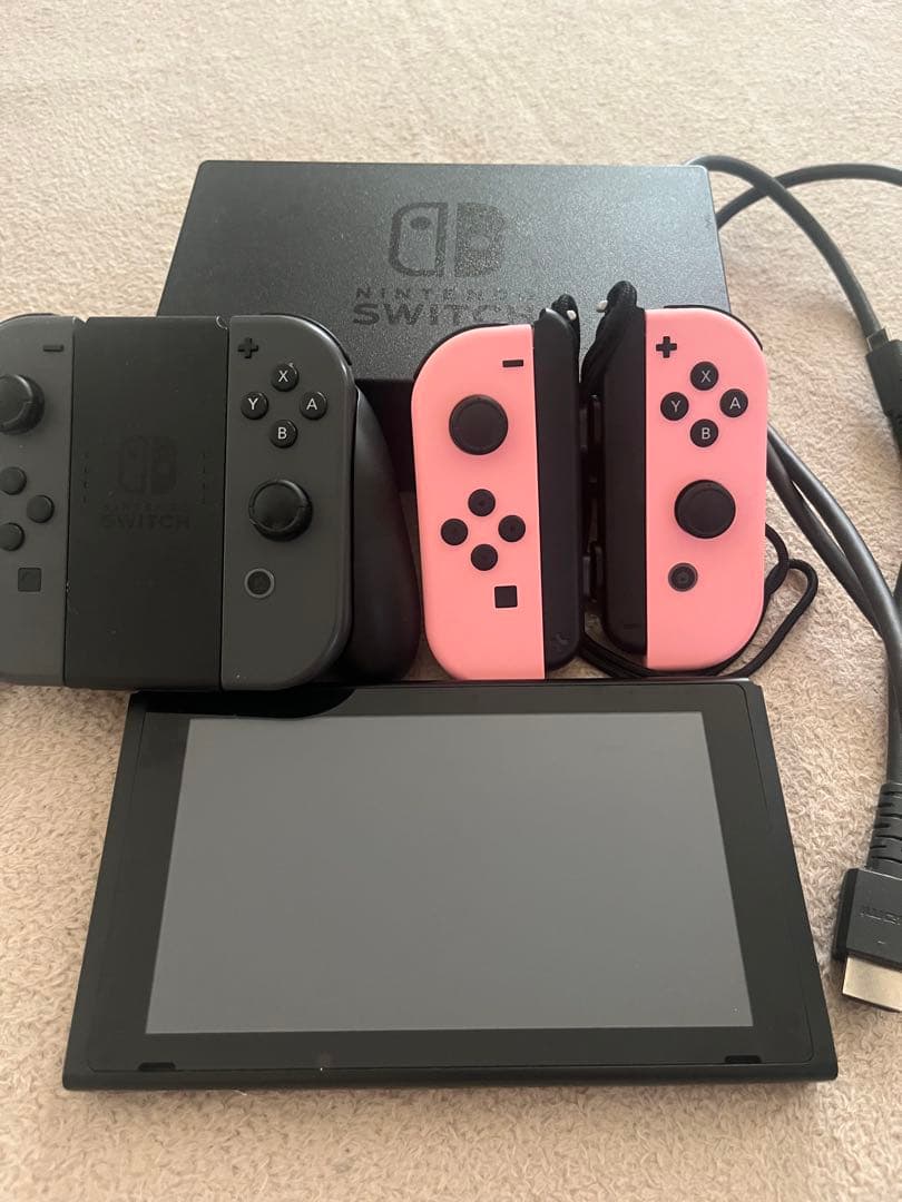 Nintendo Switch 本体 グレー・ピンク Joy-Con