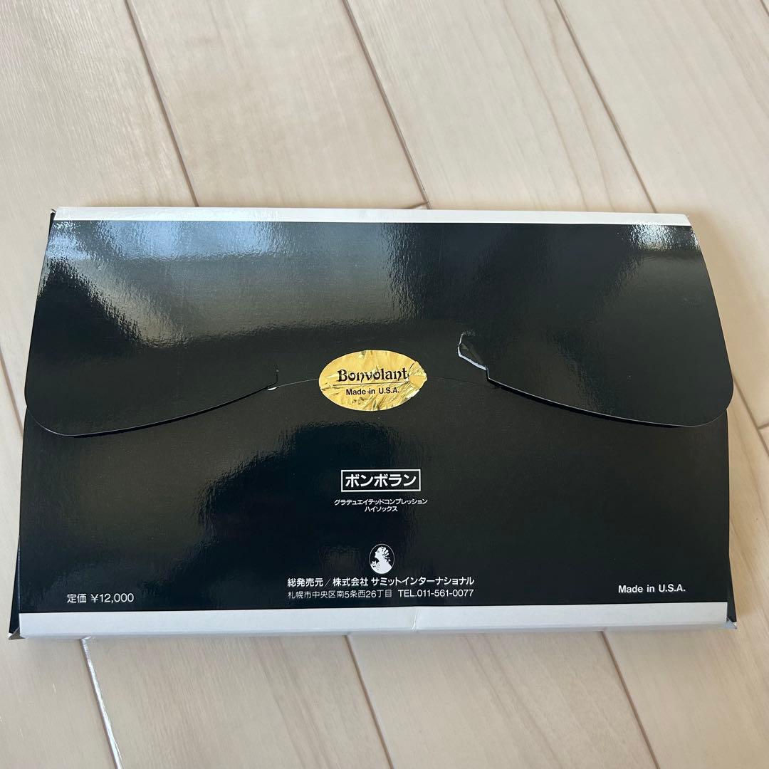 ボンボラン　ハイソックス　黒ネイビー　Mサイズ