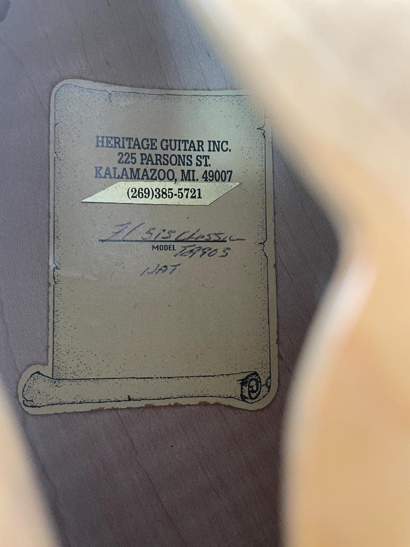 ギター Heritage H-575 Classic