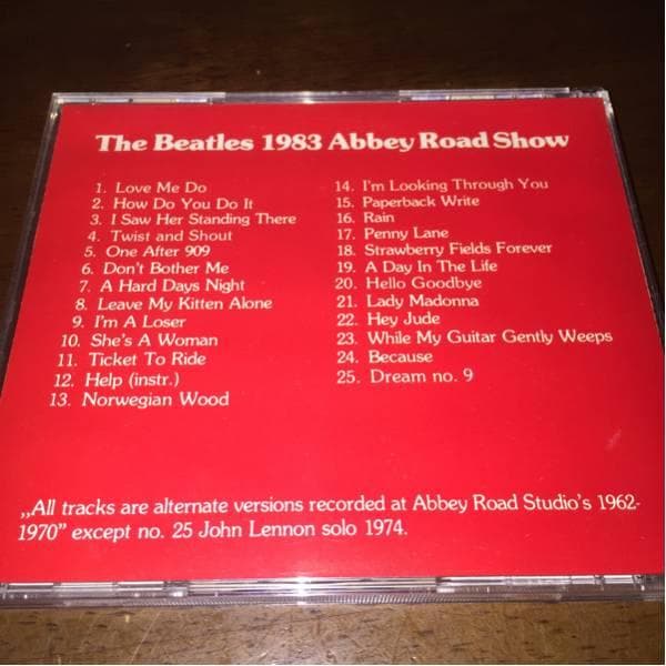 THE BEATLES/ビートルズ/1983 ABBEY ROAD SHOW
