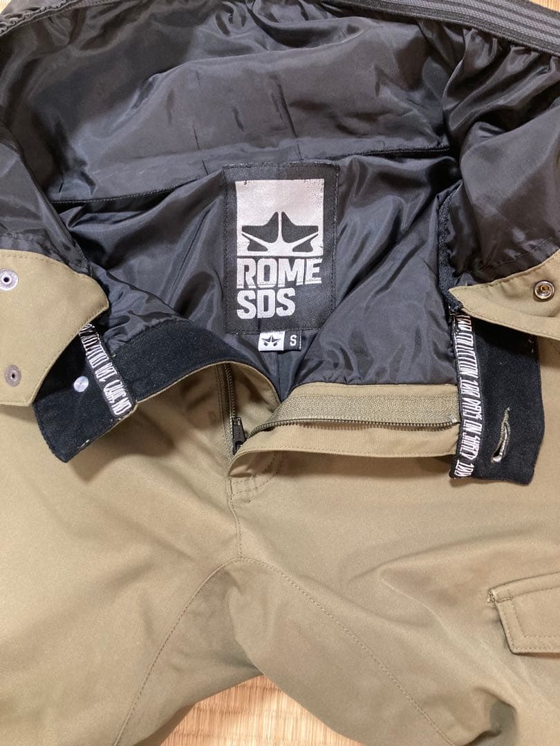 ROME SDS メンズ　スノーボードウェア　Sサイズ　クリーニング済
