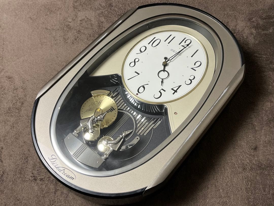 【清掃済】SEIKO Diskdream RE528S からくり時計 オルゴール