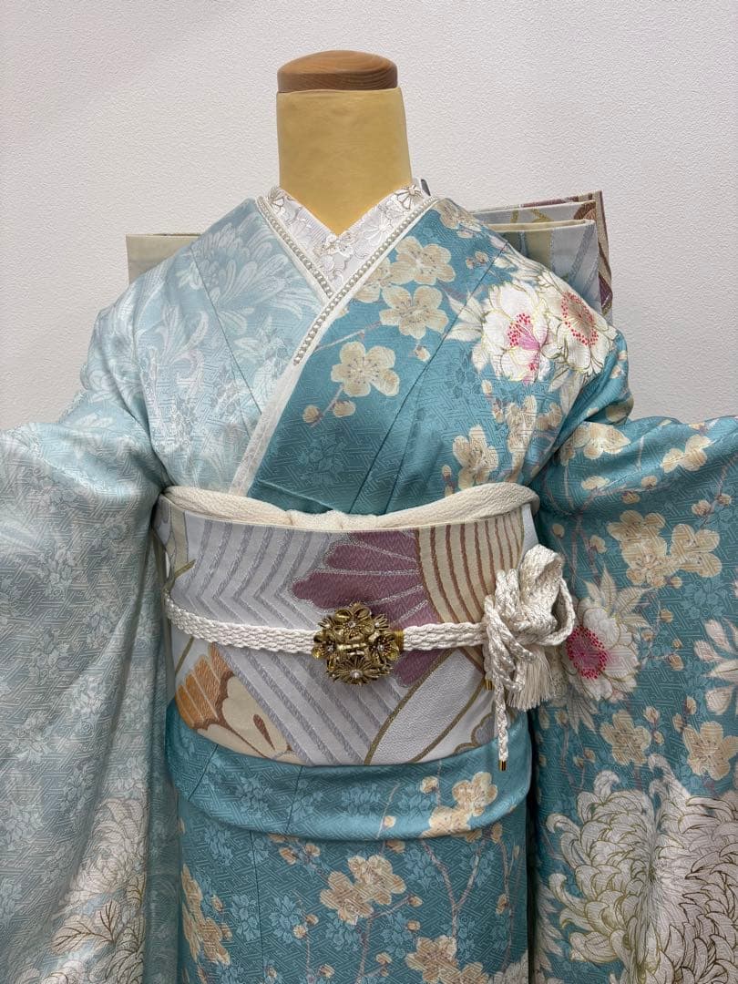≪即着用可能≫ 振袖 正絹 フルセット 160cm~170cmの方用【990】