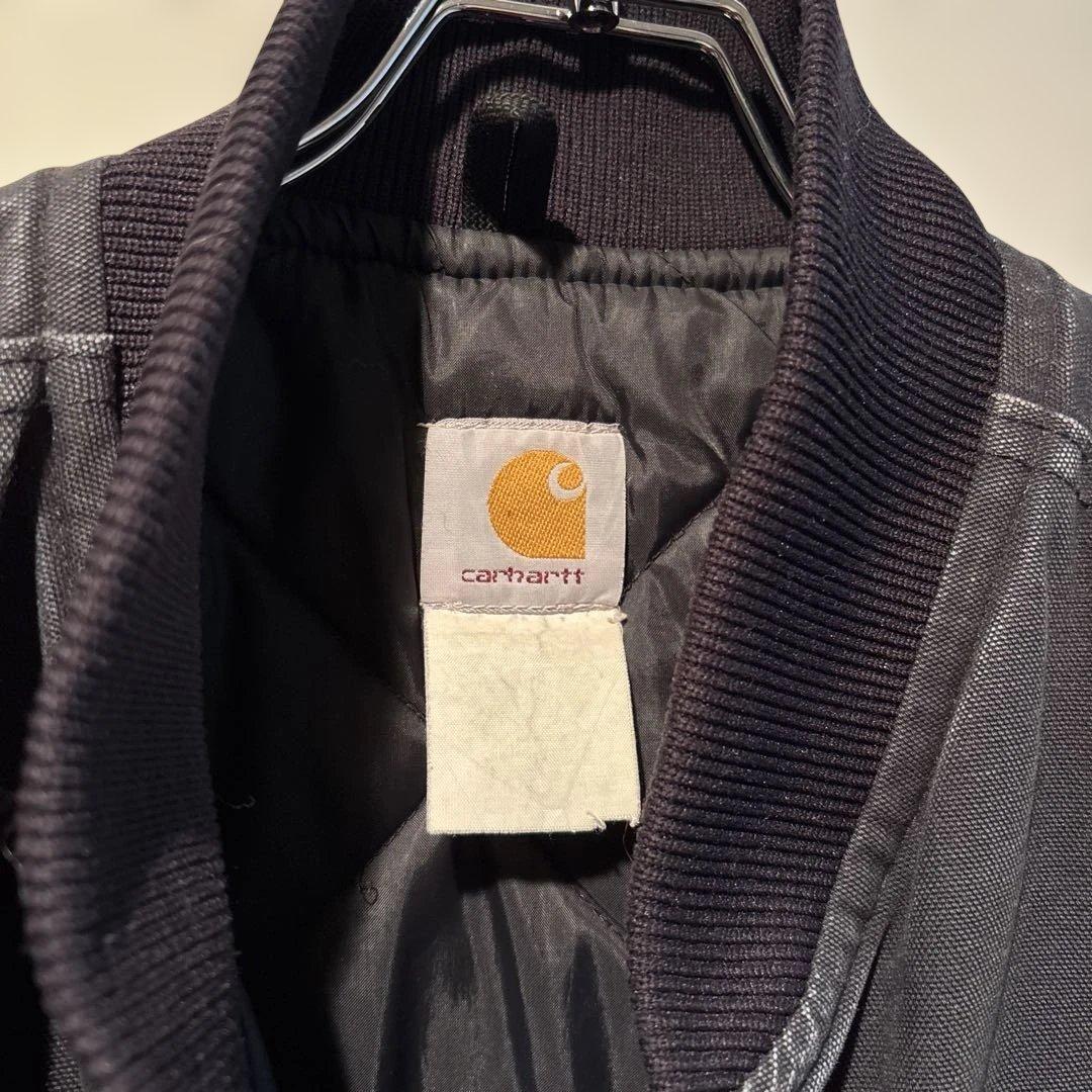 90s 00s Carhartt ダックベスト ブラック キルト
