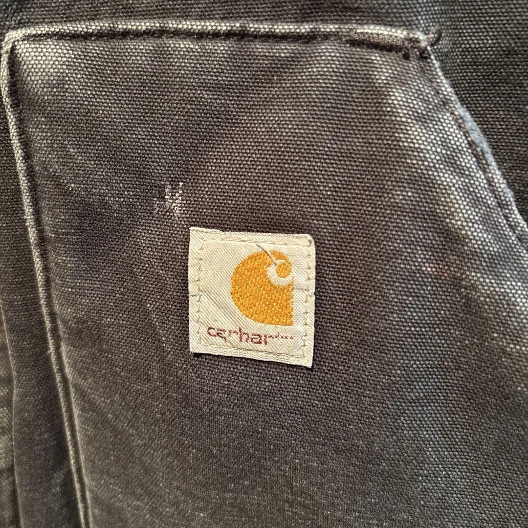 90s 00s Carhartt ダックベスト ブラック キルト