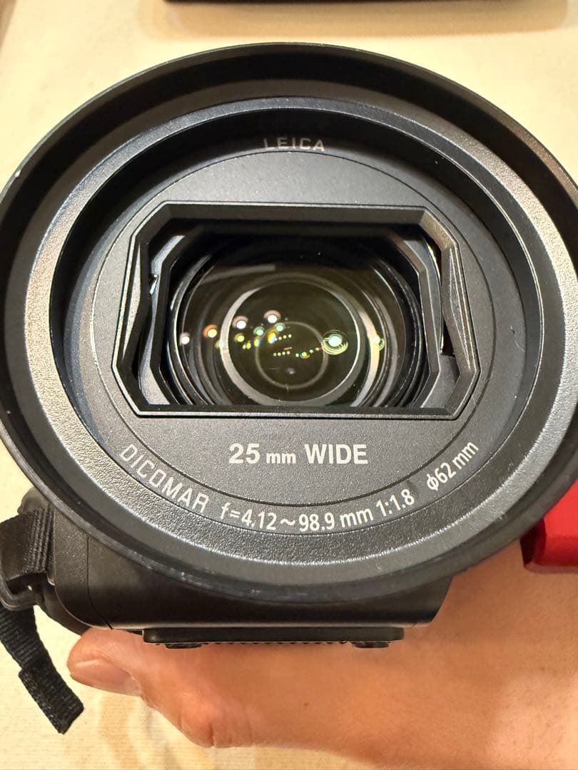 Panasonic HC-VX1M 4K ビデオカメラ Leica レッド　美品