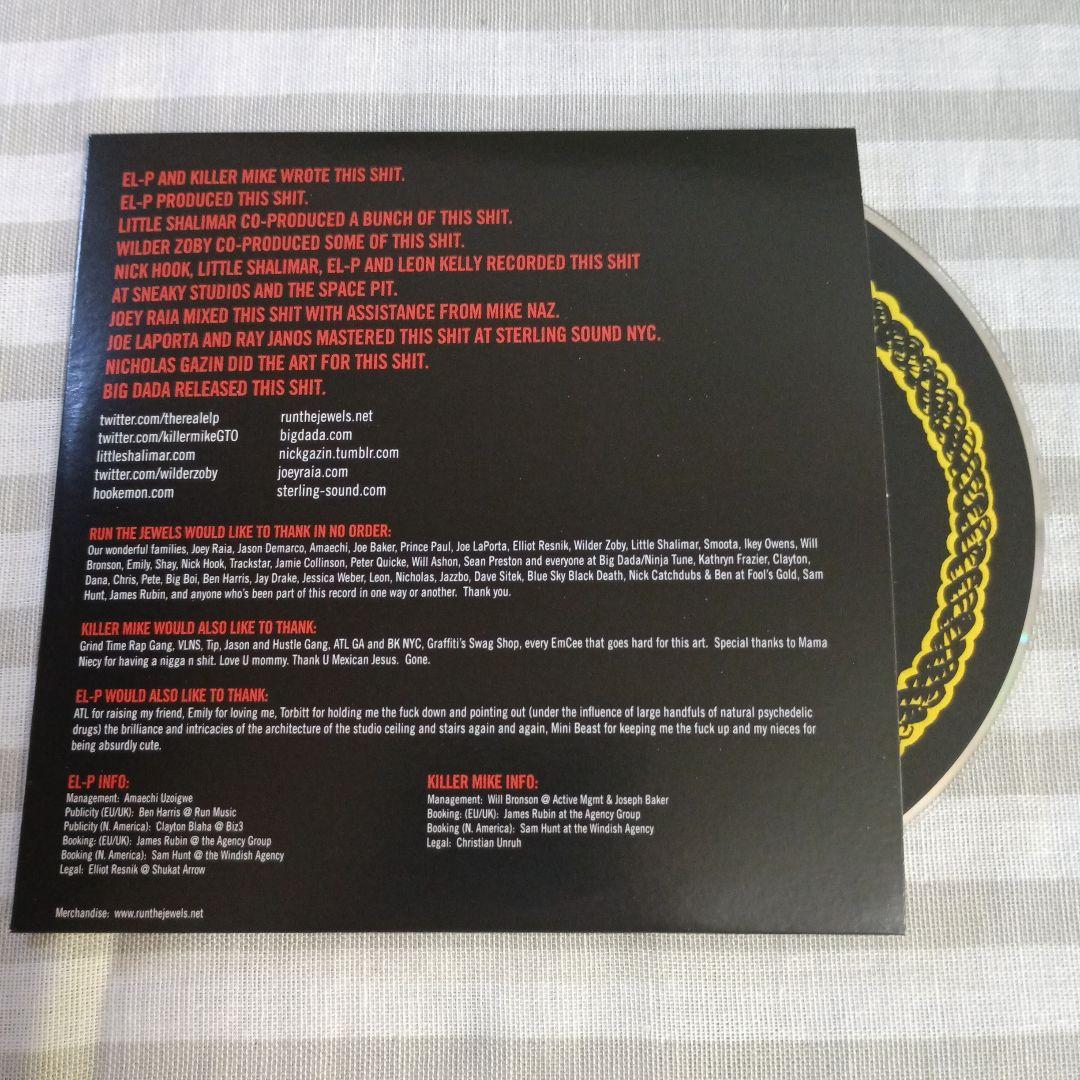 RUN THE JEWELSのCD２枚セット