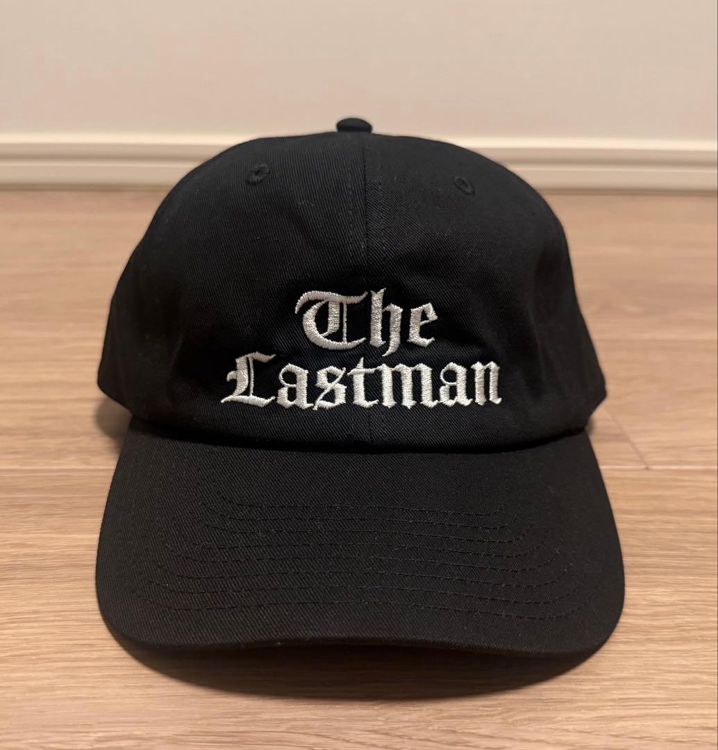 LASTMAN CAP ラストマンロゴ キャップ 帽子 BLACK ブラック
