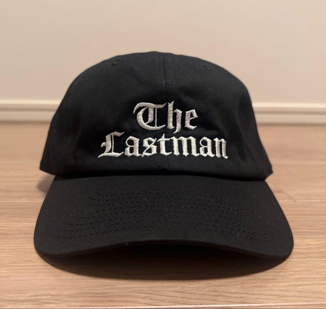 LASTMAN CAP ラストマンロゴ キャップ 帽子 BLACK ブラック