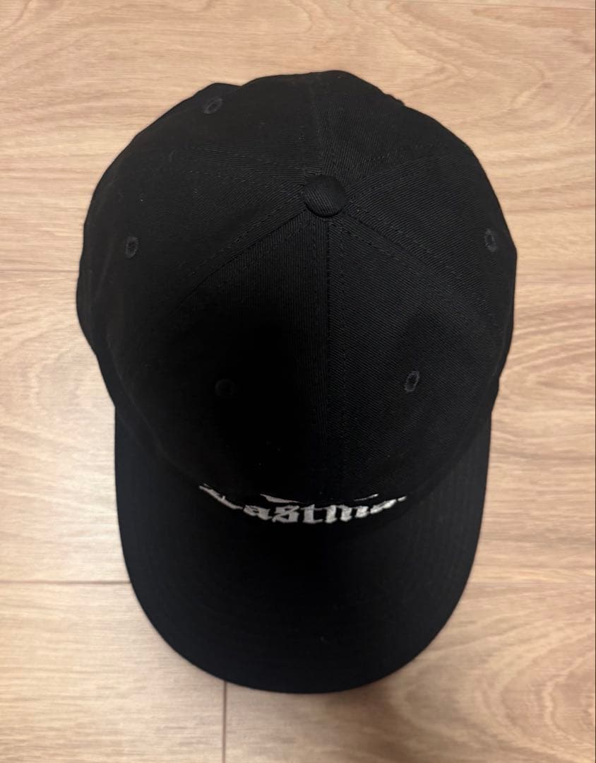 LASTMAN CAP ラストマンロゴ キャップ 帽子 BLACK ブラック
