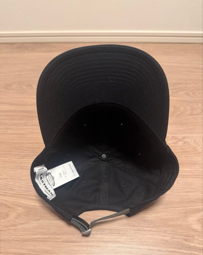LASTMAN CAP ラストマンロゴ キャップ 帽子 BLACK ブラック