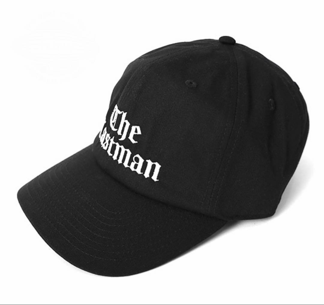 LASTMAN CAP ラストマンロゴ キャップ 帽子 BLACK ブラック