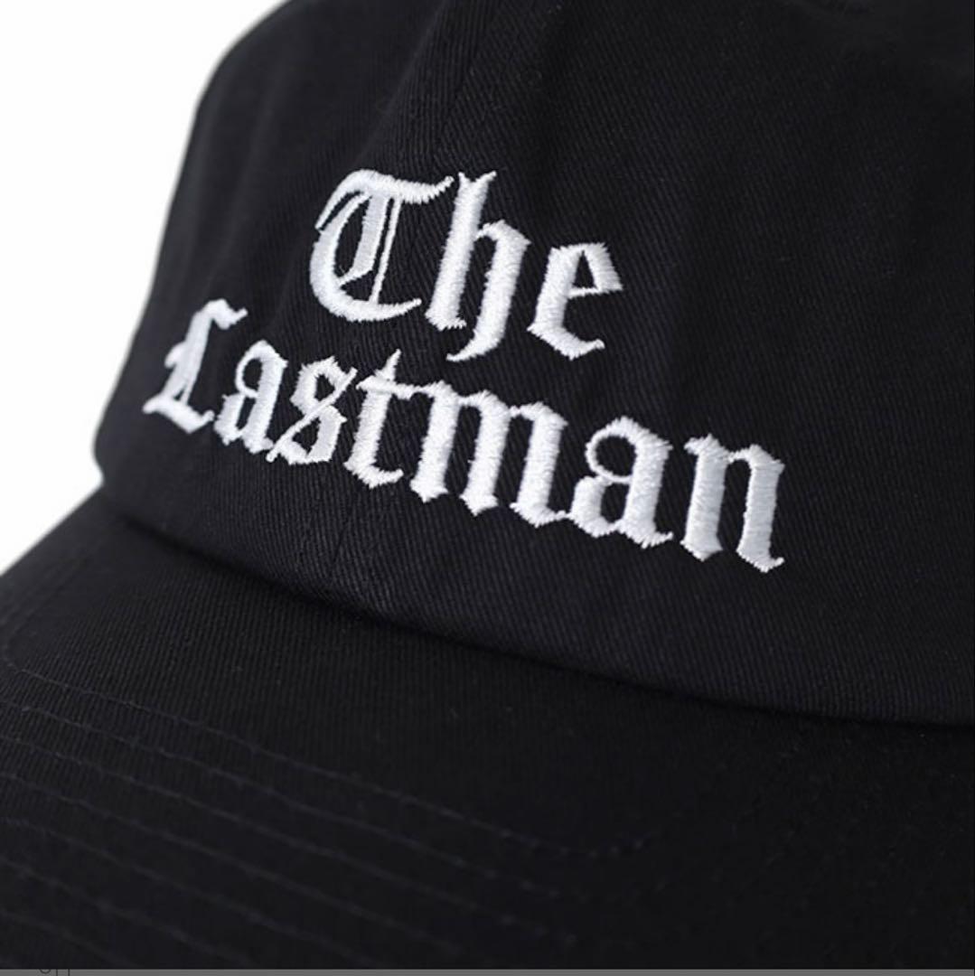 LASTMAN CAP ラストマンロゴ キャップ 帽子 BLACK ブラック