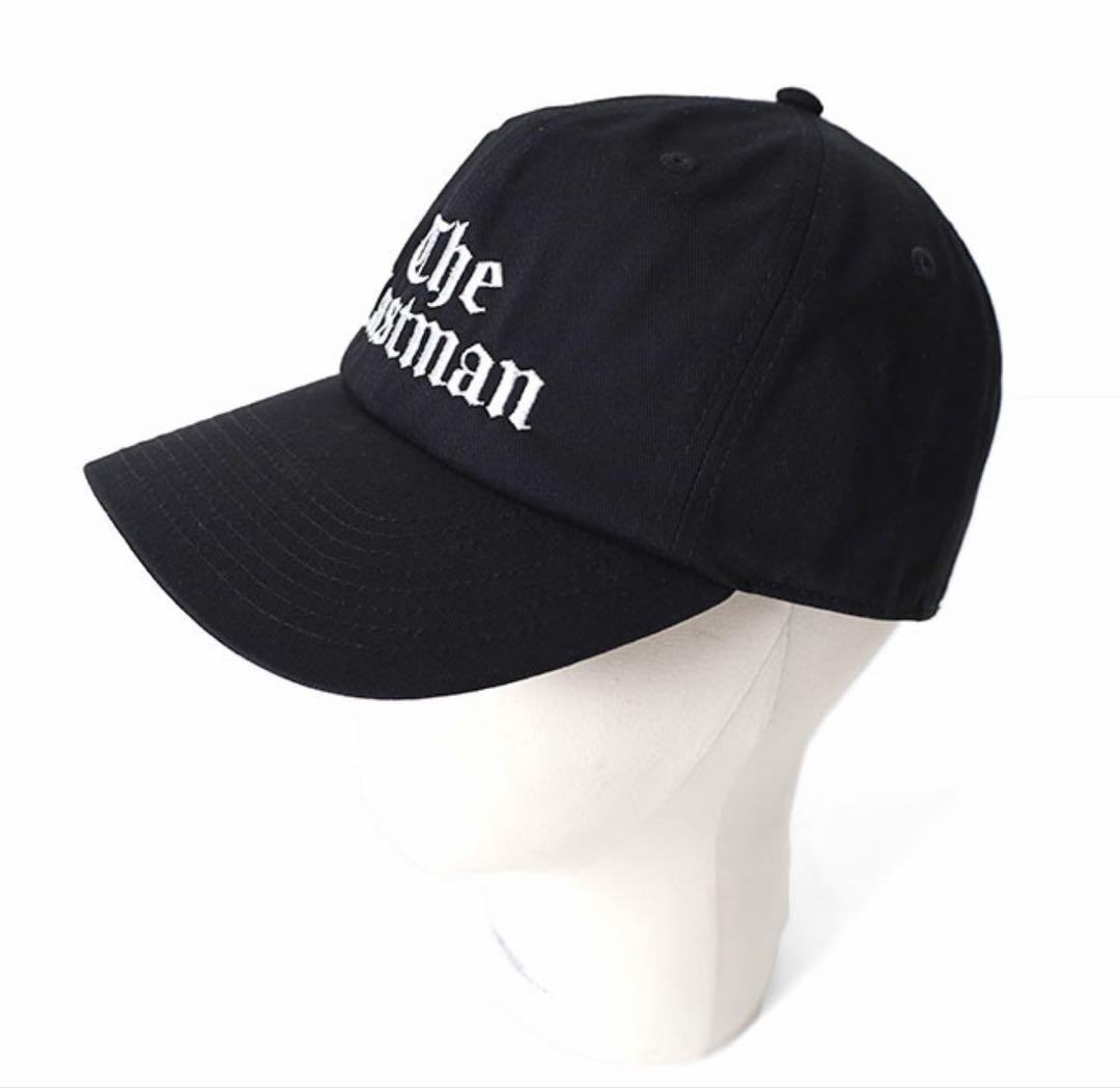 LASTMAN CAP ラストマンロゴ キャップ 帽子 BLACK ブラック