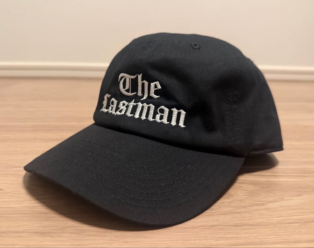 LASTMAN CAP ラストマンロゴ キャップ 帽子 BLACK ブラック