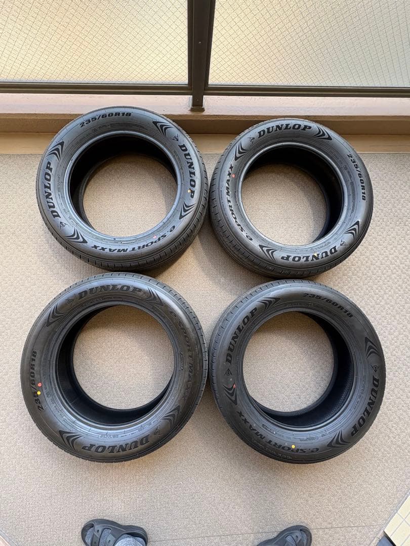 DUNLOP e.SPORTMAXX235/60/18 2本 【新車外し】2/2