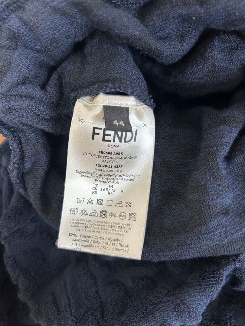FENDI セットアップ テリーコットン FF柄