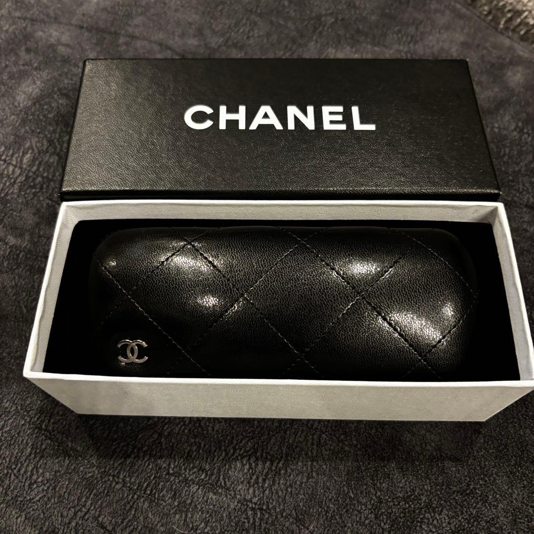 CHANEL メガネ ココマーク リボンラメ