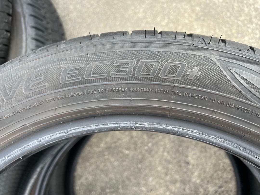 2022年製 215/50R18 ダンロップ EC300+ 中古 2本 ヤリクロ