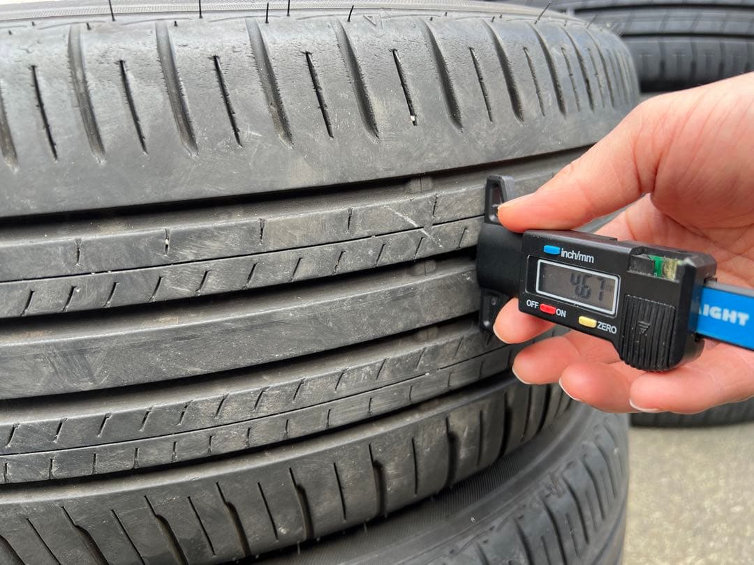 2022年製 215/50R18 ダンロップ EC300+ 中古 2本 ヤリクロ