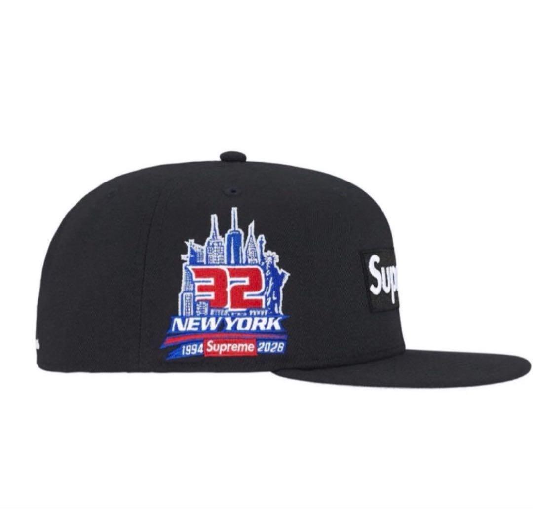 7-3/8 Supreme Shop Box Logo New Era ブラック