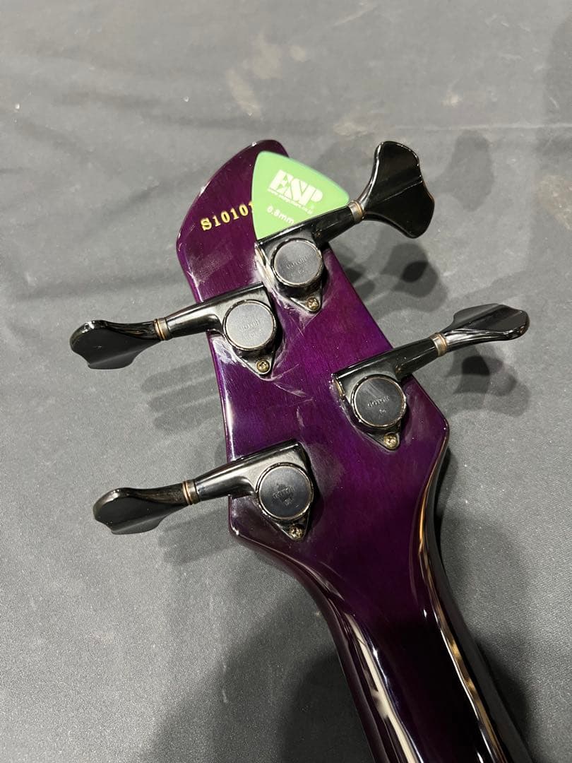 ベース Aria pro ii IGB NEO SEE THROUGH PURPLE