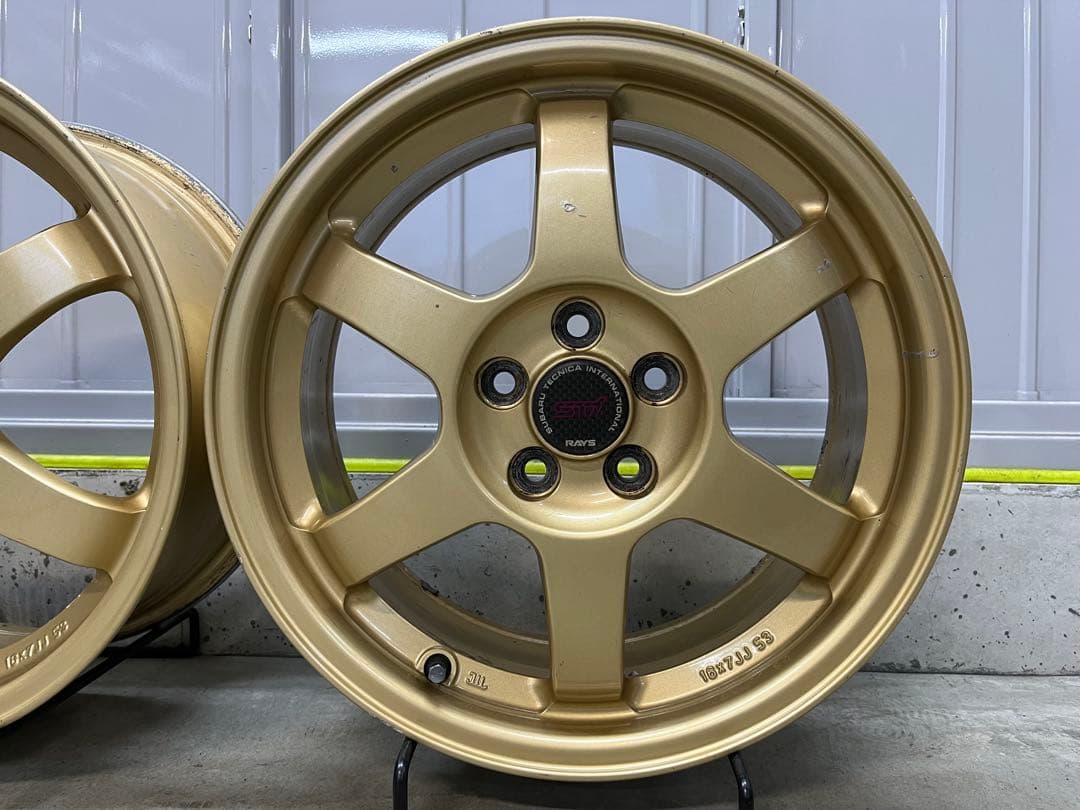 SUBARU STi 7J-16インチ 5-100 +53 4本セット