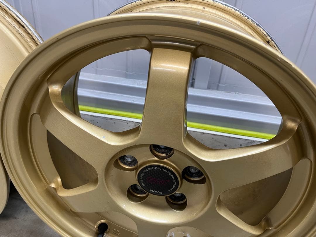 SUBARU STi 7J-16インチ 5-100 +53 4本セット