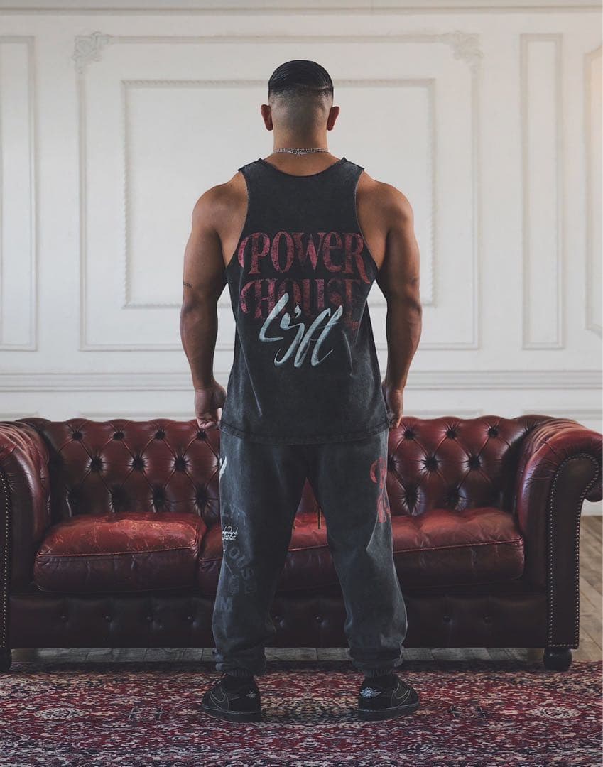 LÝFT × POWER HOUSE GYM VINTAGE TANKTOP