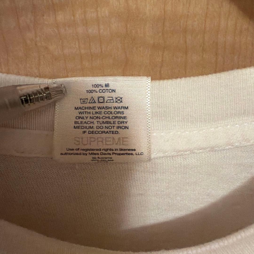 ［値下げ］Supreme MILES DAVIS TEE - White