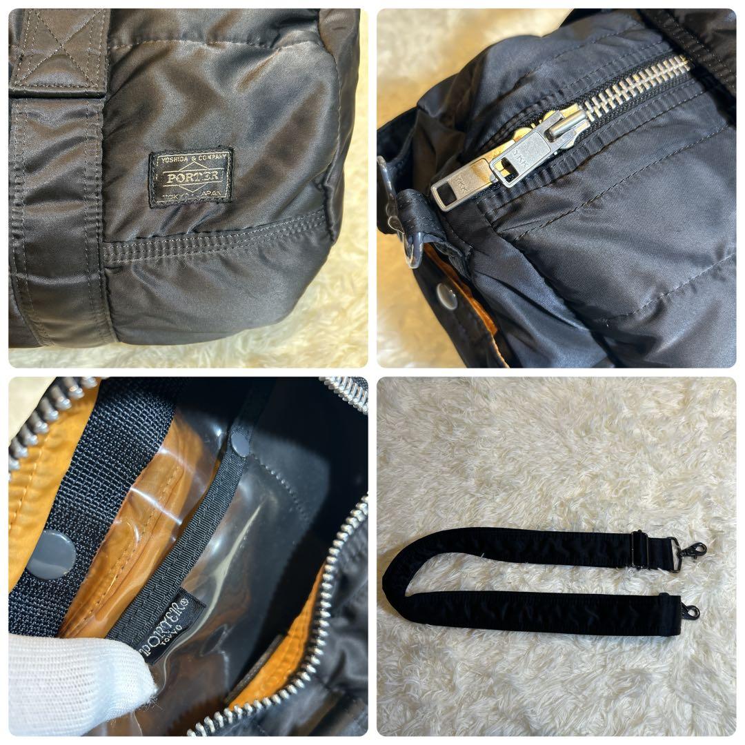 美品✨PORTER ポーター タンカー 2WAYボストンバッグ ブラック