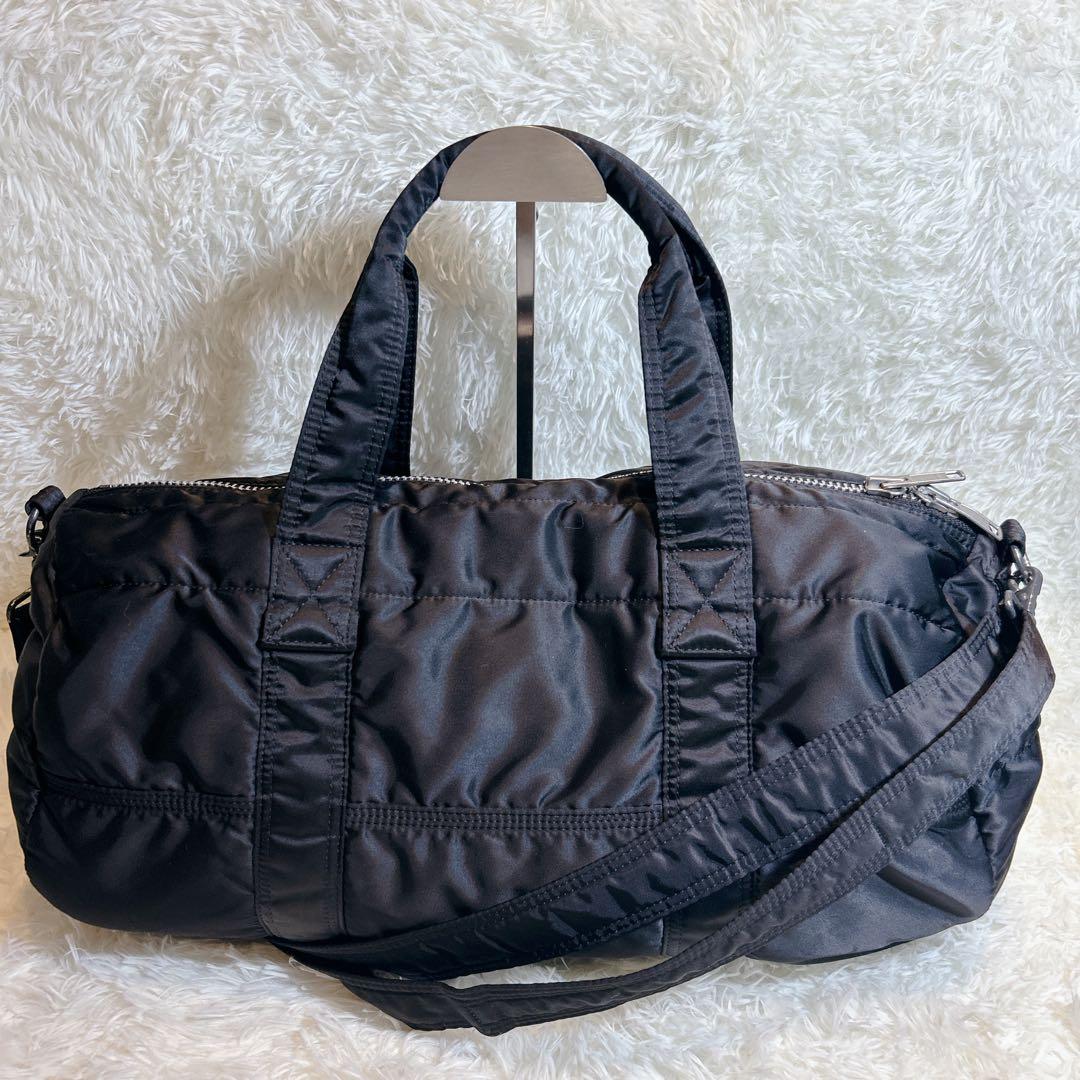 美品✨PORTER ポーター タンカー 2WAYボストンバッグ ブラック