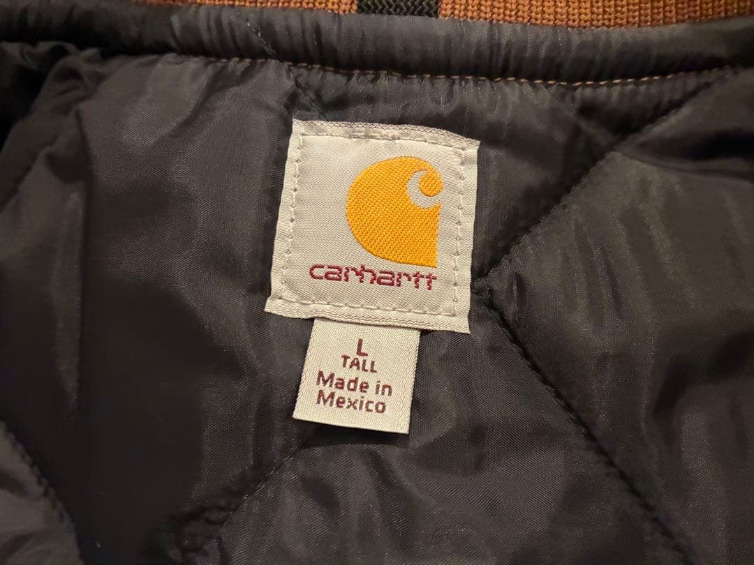Carhartt カーハート ダックベスト ブラウン L TALLサイズ