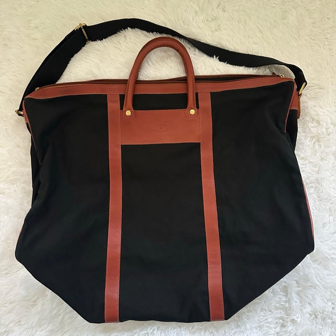 美品 ILBISONTE イルビゾンテ ボストンバッグ トラベルバッグ
