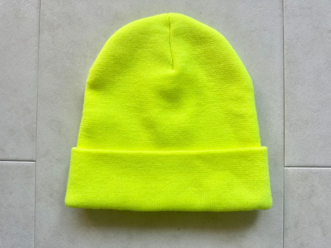 【美品】CHROME HEARTS 蛍光イエロー ニット帽