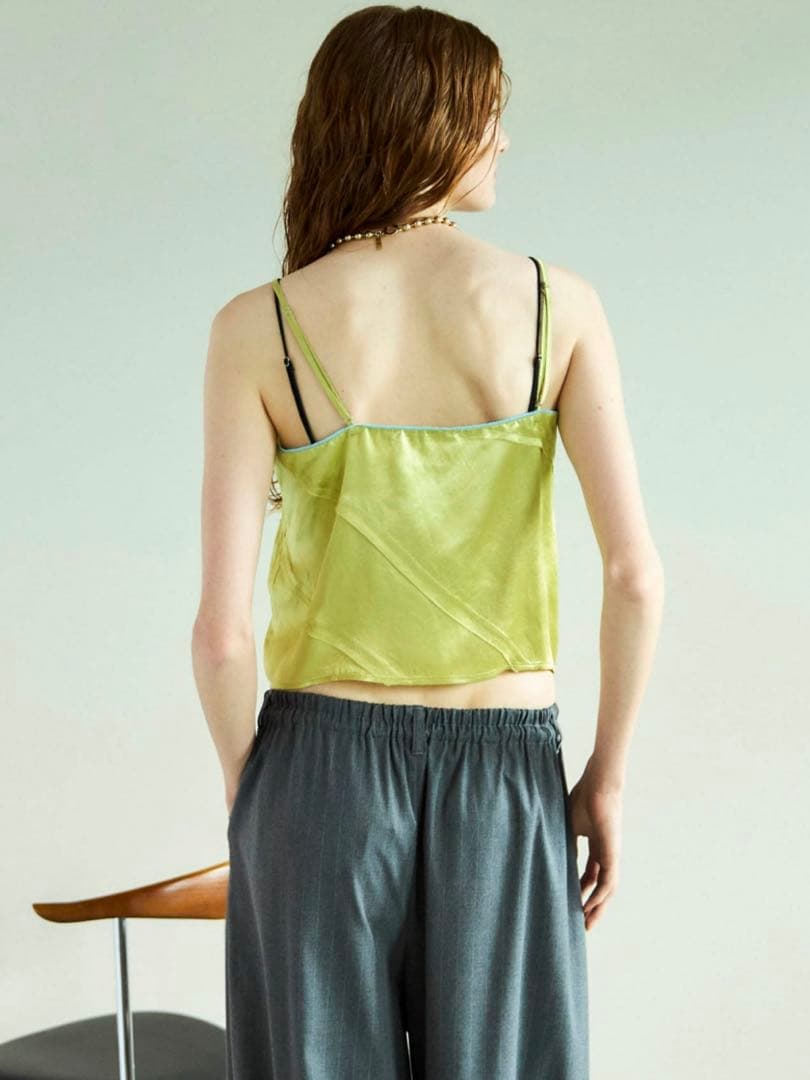 トップス LaceDocking Satin Camisole maisonspecial