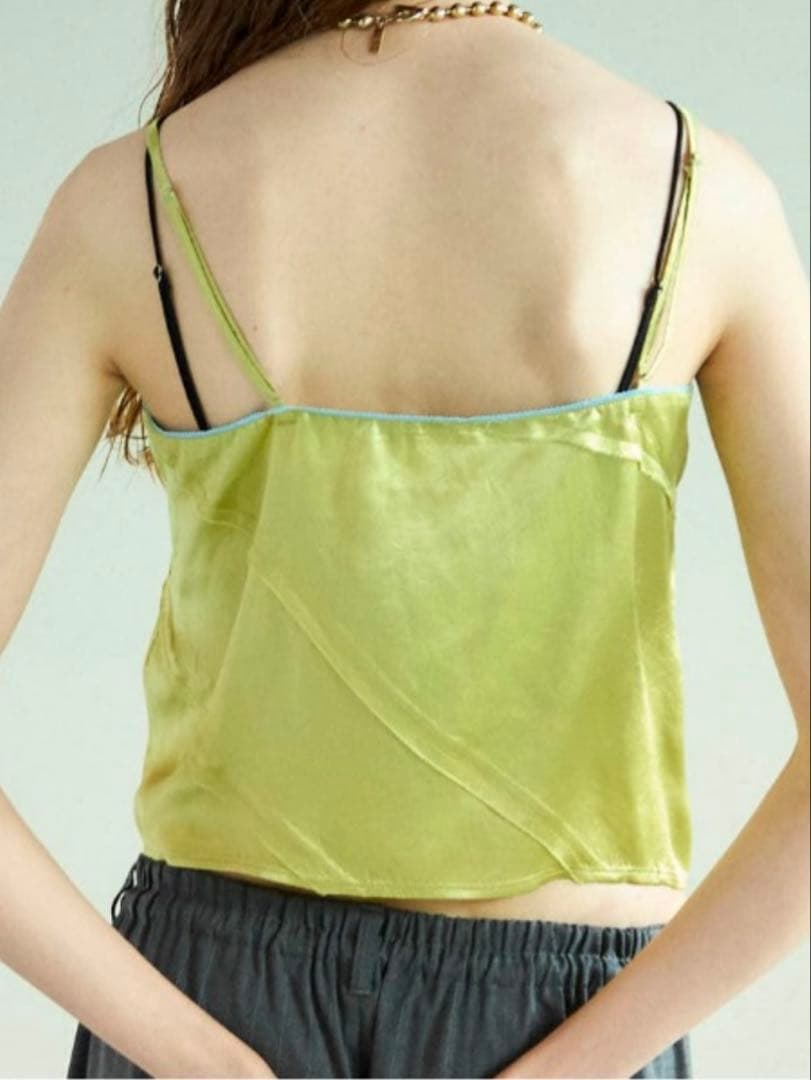 トップス LaceDocking Satin Camisole maisonspecial