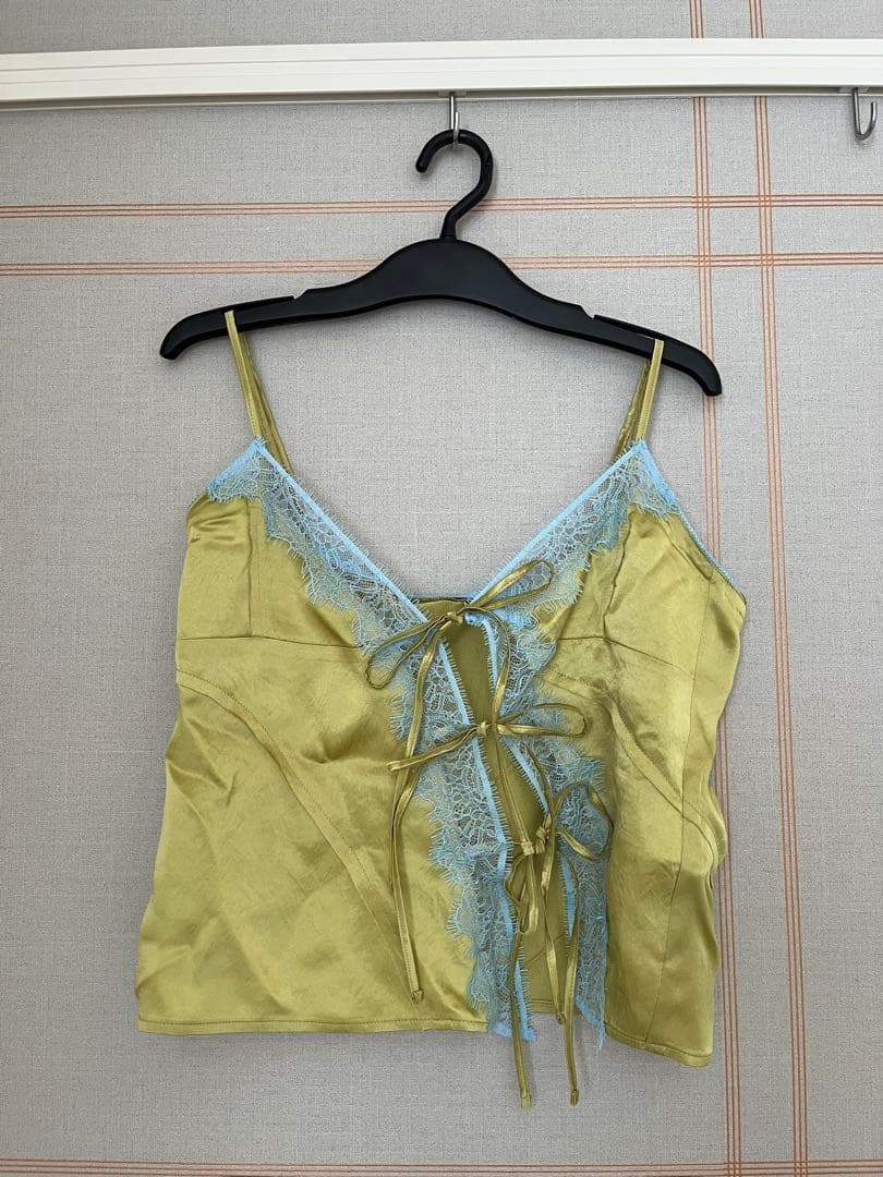 トップス LaceDocking Satin Camisole maisonspecial