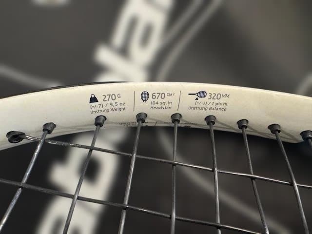 バボラ　エボドライブ　evo drive　ラケット　グリップ1